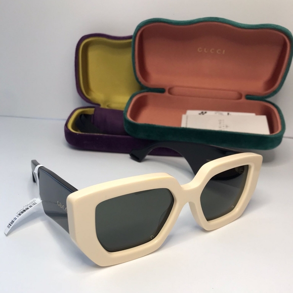 New- 💯Authentic Gucci GG0630S 001 55 Ladies Sunglasses - Picture 5 of 13
